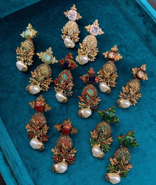 Turkish Zircon Fine Quality Designer Earrings